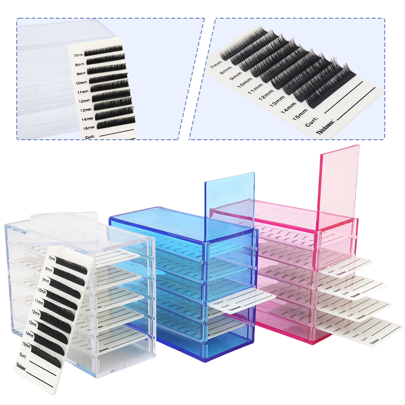 Lash Tray Organizer - 5 Layers Eyelash Extensions Storage Box