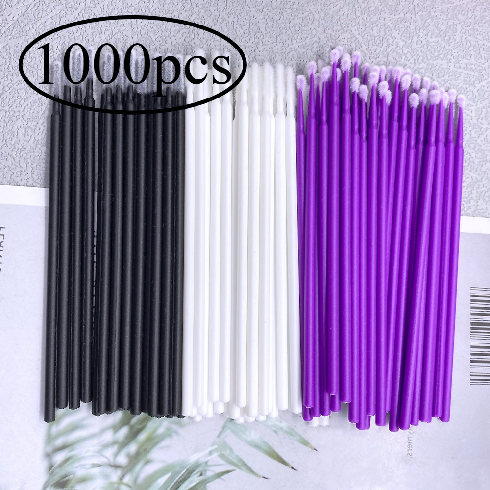 Eyelash Extension Double Lash - 1000pcs/lot Eyelash Extension Cleaning Swabs Lash