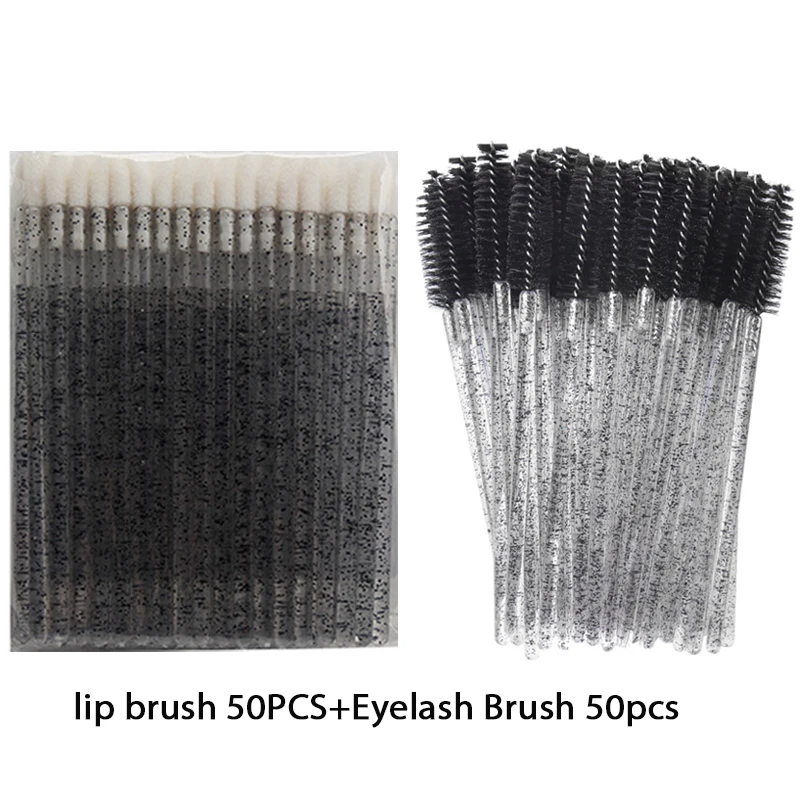 Eyelash Extension Vendor - Brushes Lip 100PCS Disposable Eyelashes Mascara