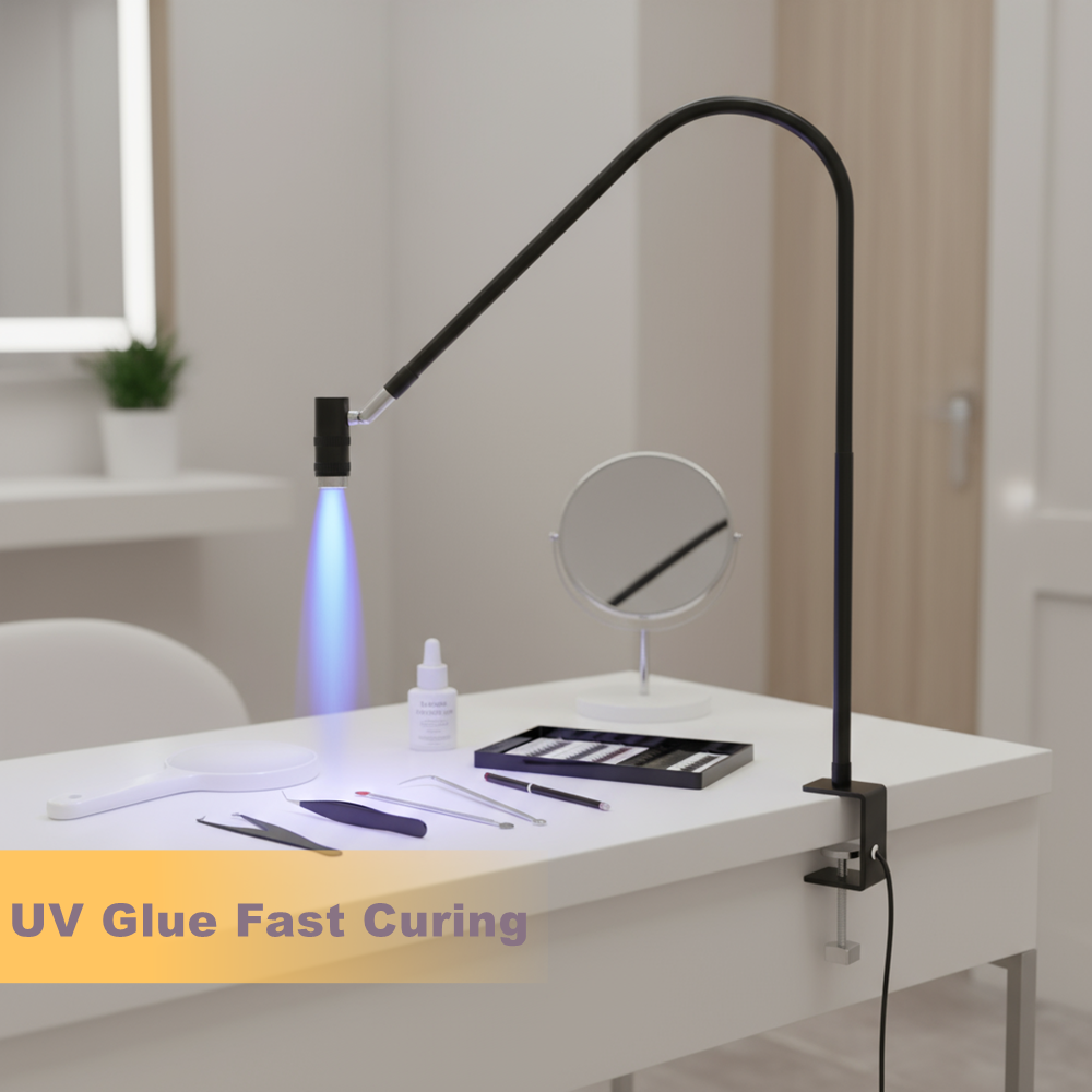 UV Lash Lamp 6W UV Glue Quick  - مراجعة Eyelash Extension Uv Glue وسعره