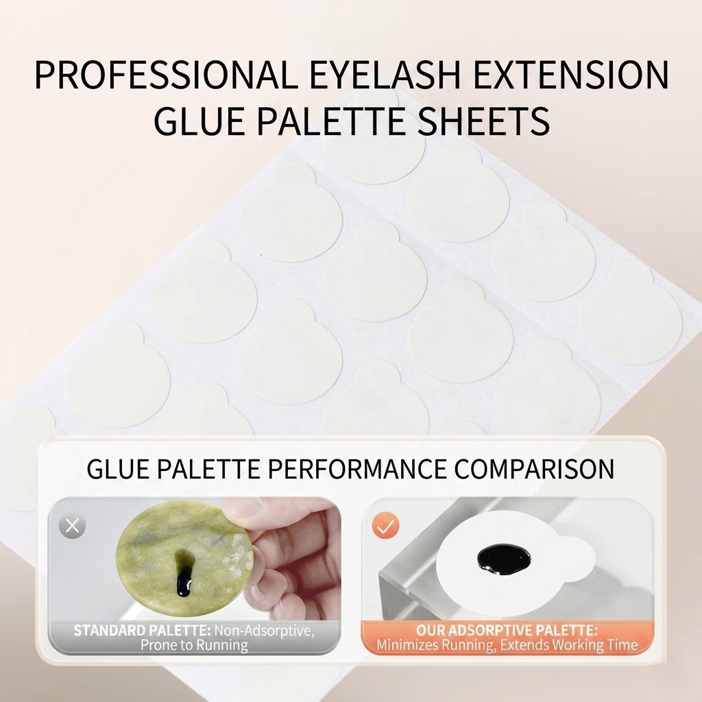 100 stickers/5 sheets Eyelash  - مراجعة Eyelash Extension Menu وسعره