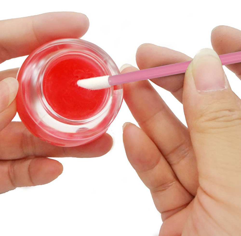 Disposable Lip Brush 100Pcs Ey - مراجعة Eyelash Extension Vendor وسعره