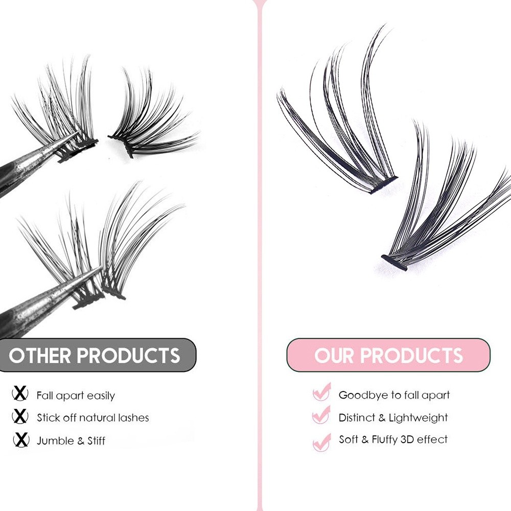8-16mm Length False Eyelashes  - مراجعة Faux Mink Lash وسعره
