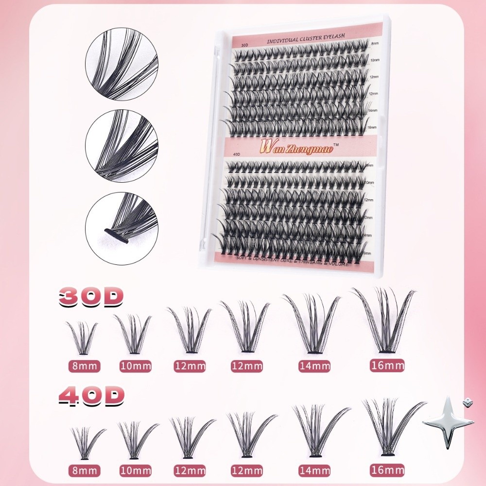 8-16mm Length False Eyelashes  - مراجعة Faux Mink Lash وسعره