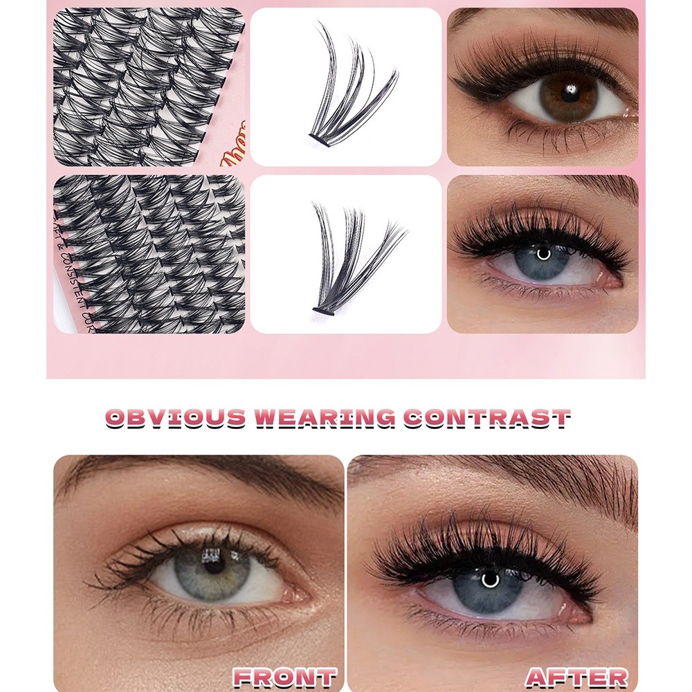 8-16mm Length False Eyelashes  - مراجعة Faux Mink Lash وسعره