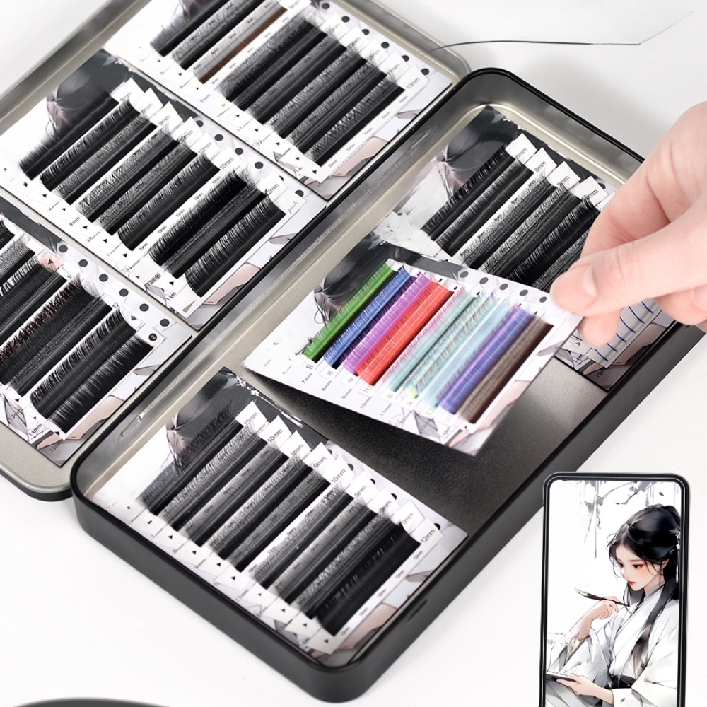 chinese style Magnetic Eyelash - مراجعة Lash Tray Organizer وسعره