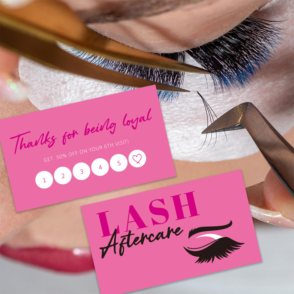 50pcs Shining Eyelash Business - مراجعة Eyelash Extension Menu وسعره