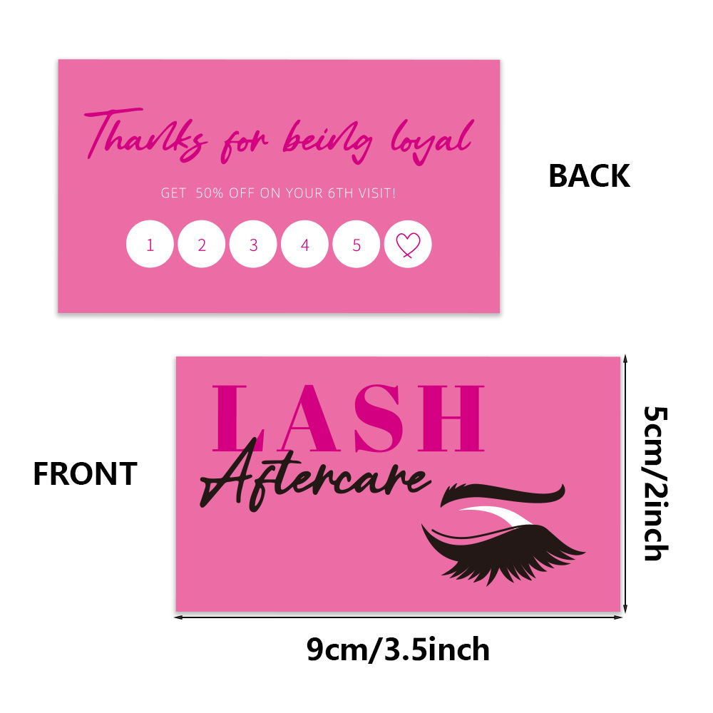 50pcs Shining Eyelash Business - مراجعة Eyelash Extension Menu وسعره