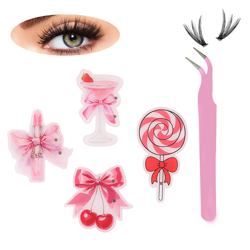 Pink Acrylic Eyelash Extension - مراجعة Eyelash Extension Menu وسعره