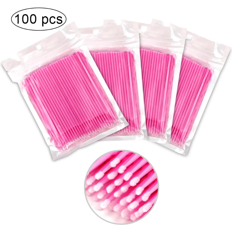 100Pcs/bag Disposable Eyelash  - مراجعة Eyelash Extension Vendor وسعره