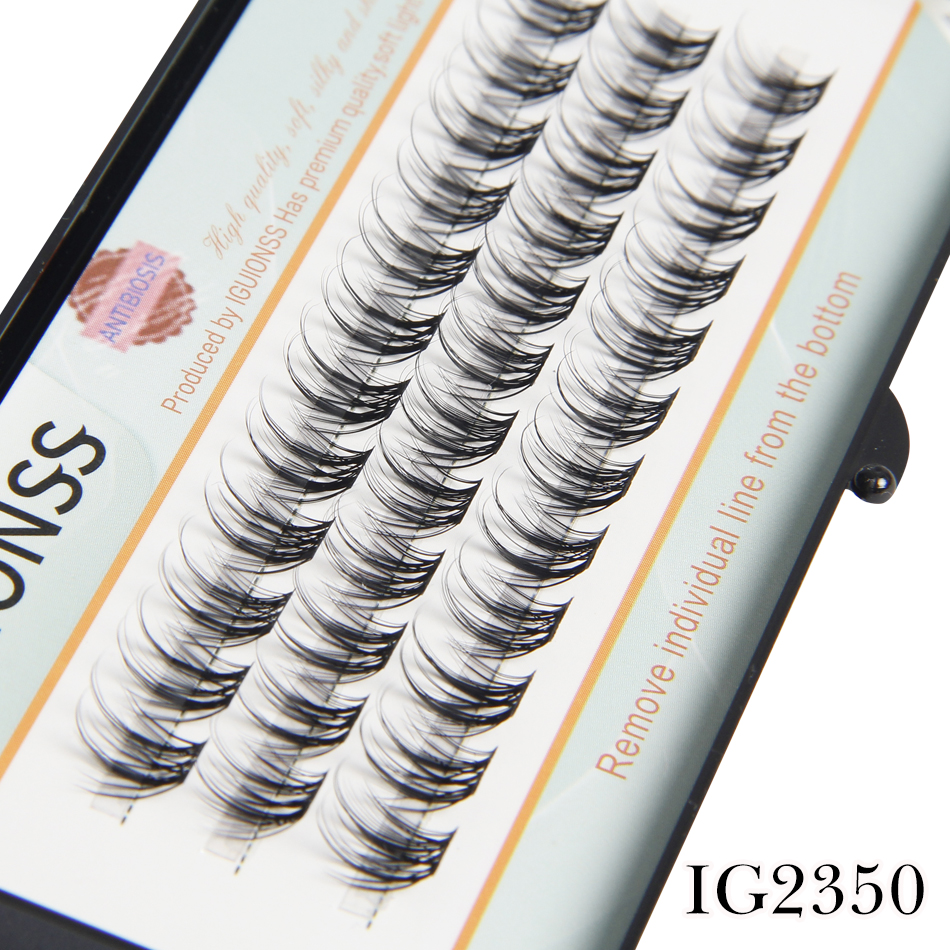 IGUIONSS OEM ODM Segmented Eye - مراجعة Eyelash Extension Human Hair وسعره
