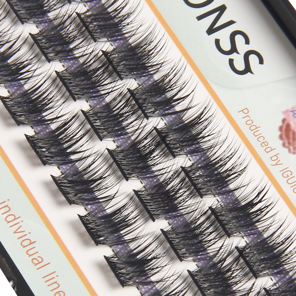 IGUIONSS OEM ODM Segmented Eye - مراجعة Eyelash Extension Human Hair وسعره