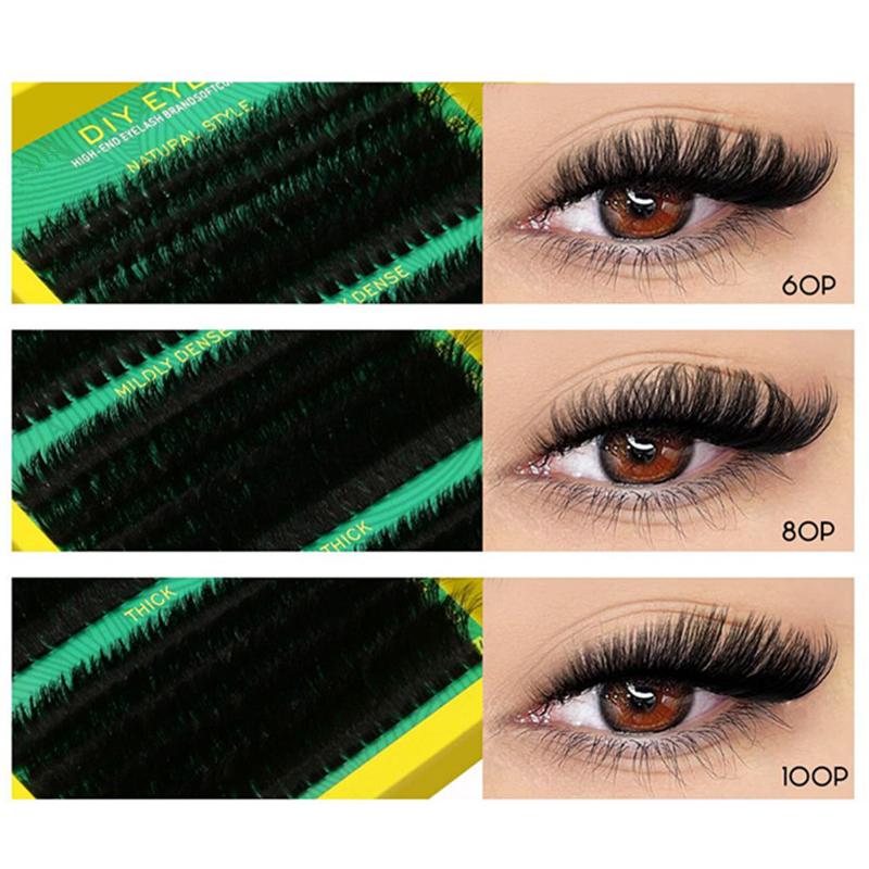 1 Set 3D Faux Mink Cluster Las - مراجعة Faux Mink Lash وسعره