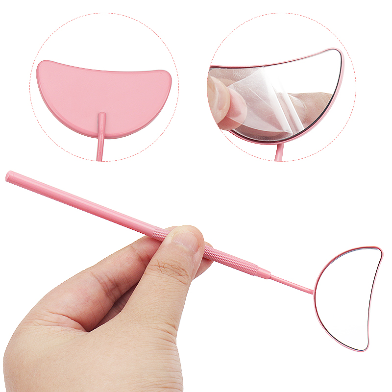 1pcs Eyelash Extension Mirror  - مراجعة Eyelash Extension Uv Glue وسعره