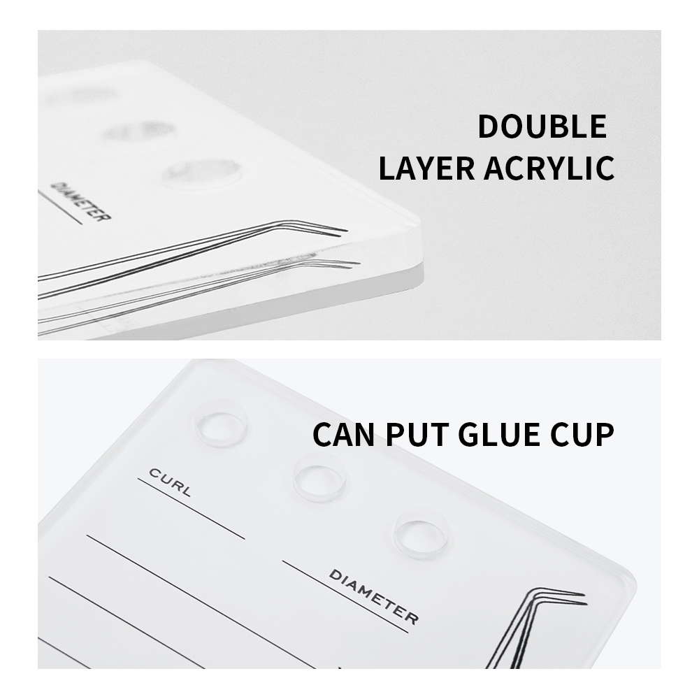 GAHAMACA Acrylic Lashes Holder - مراجعة Eyelash Extension Double Lash وسعره