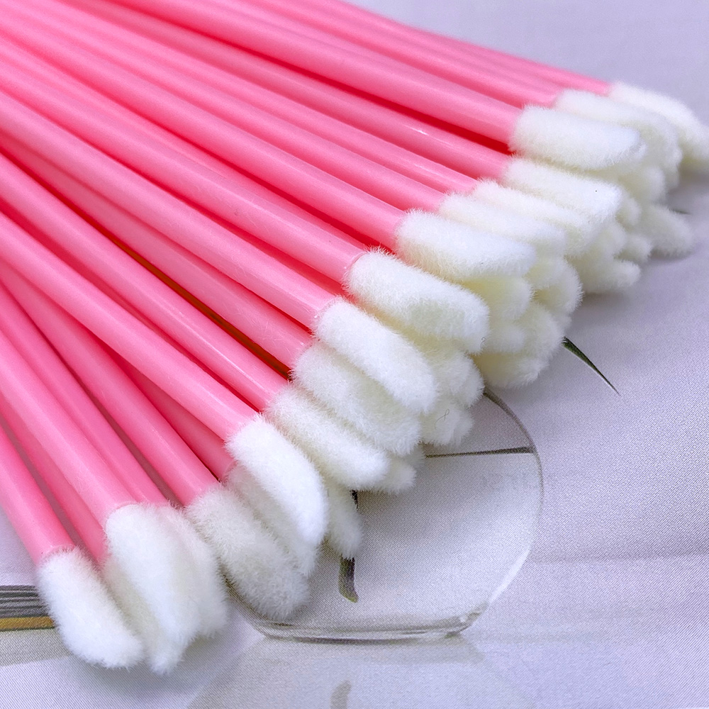 100Pcs Disposable Lip Brush Ey - مراجعة Eyelash Extension Vendor وسعره