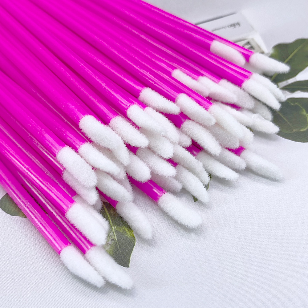 100Pcs Disposable Lip Brush Ey - مراجعة Eyelash Extension Vendor وسعره