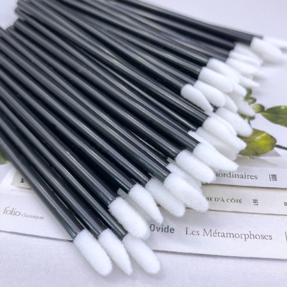 100Pcs Disposable Lip Brush Ey - مراجعة Eyelash Extension Vendor وسعره