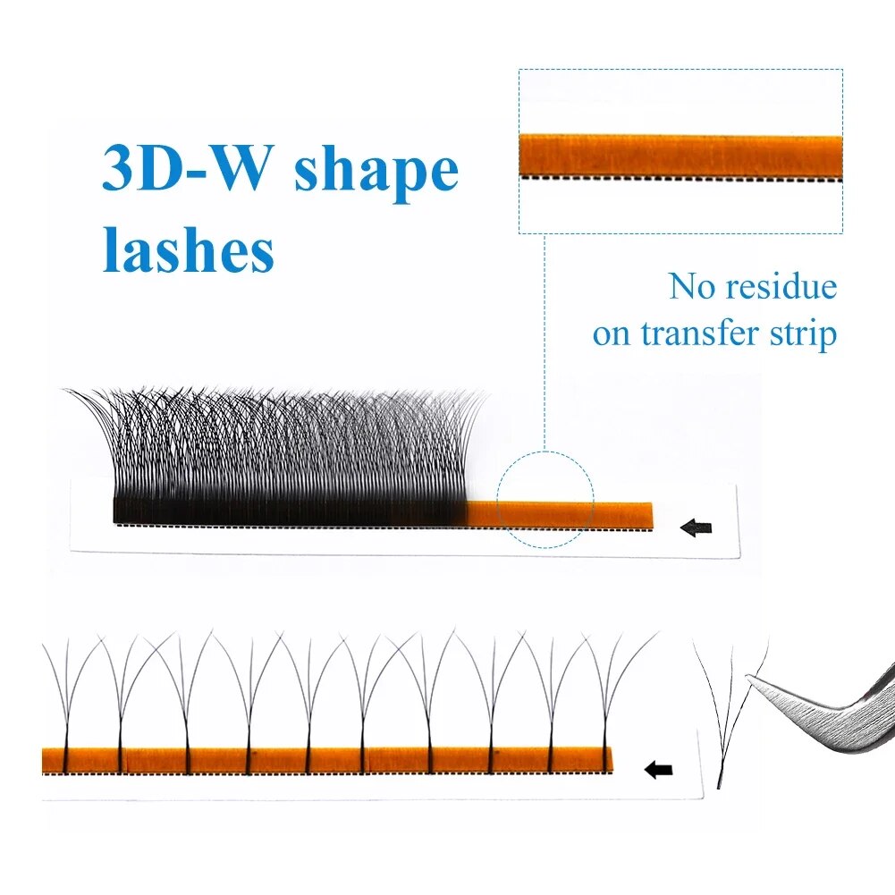 Wendy Lashes W Shape Supplies  - مراجعة Eyelash Extension Human Hair وسعره