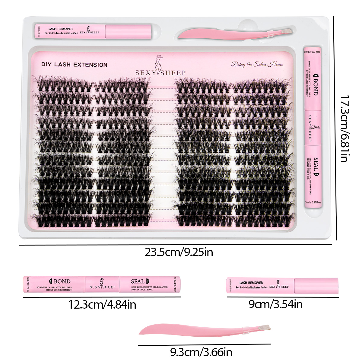 Lash Extension Kit Cat Eye DIY - مراجعة Eyelash Extension Cat Eye وسعره