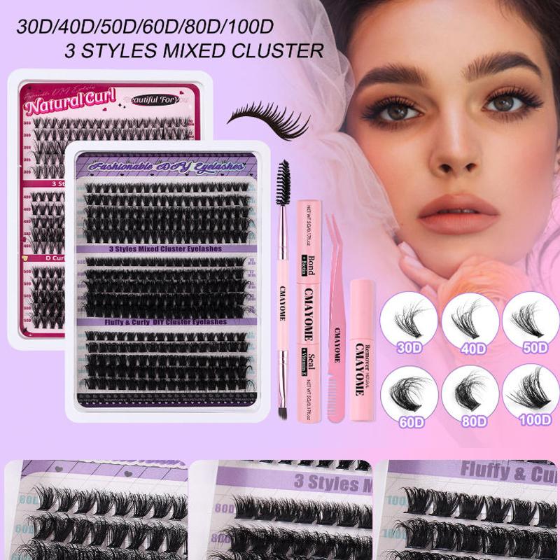 False Eyelashes Cluster Lashes - مراجعة Lash Tray Organizer وسعره