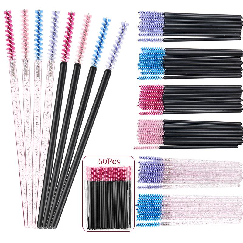 50Pcs Disposable Eyelash Makeu - مراجعة Eyelash Extension Vendor وسعره