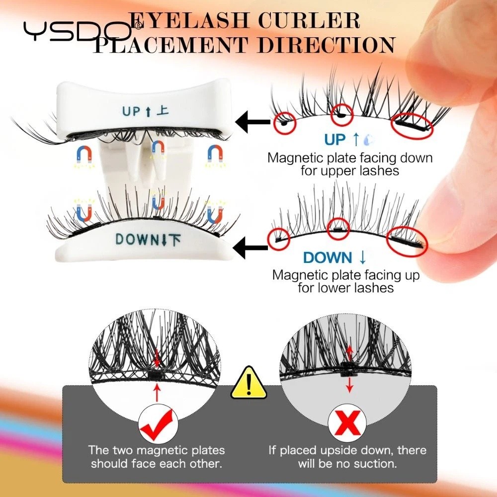 3 Pairs New YSDO Magnetic Lash - مراجعة Faux Mink Lash وسعره