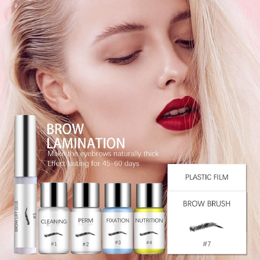 Brow Lamination Kit Semi-perma - مراجعة Eyelash Extension Full Set وسعره