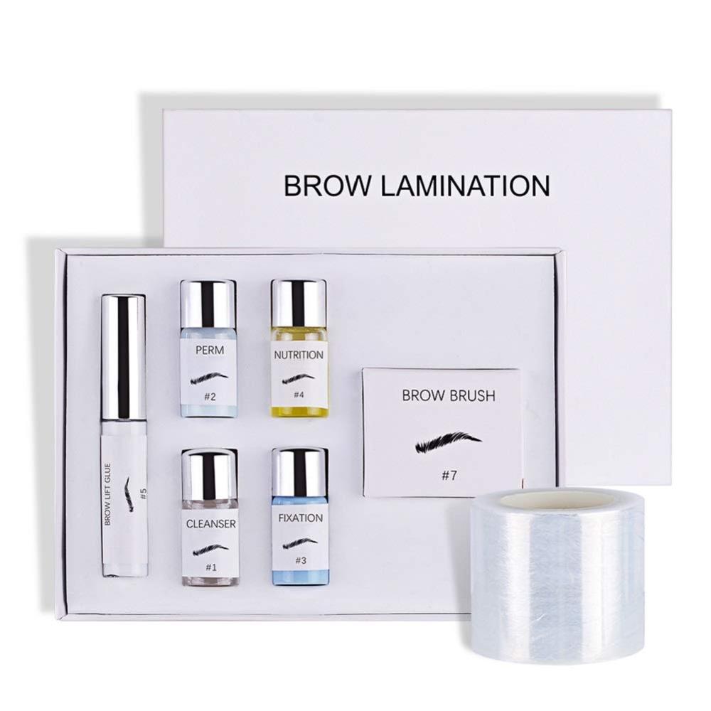 Brow Lamination Kit Semi-perma - مراجعة Eyelash Extension Full Set وسعره