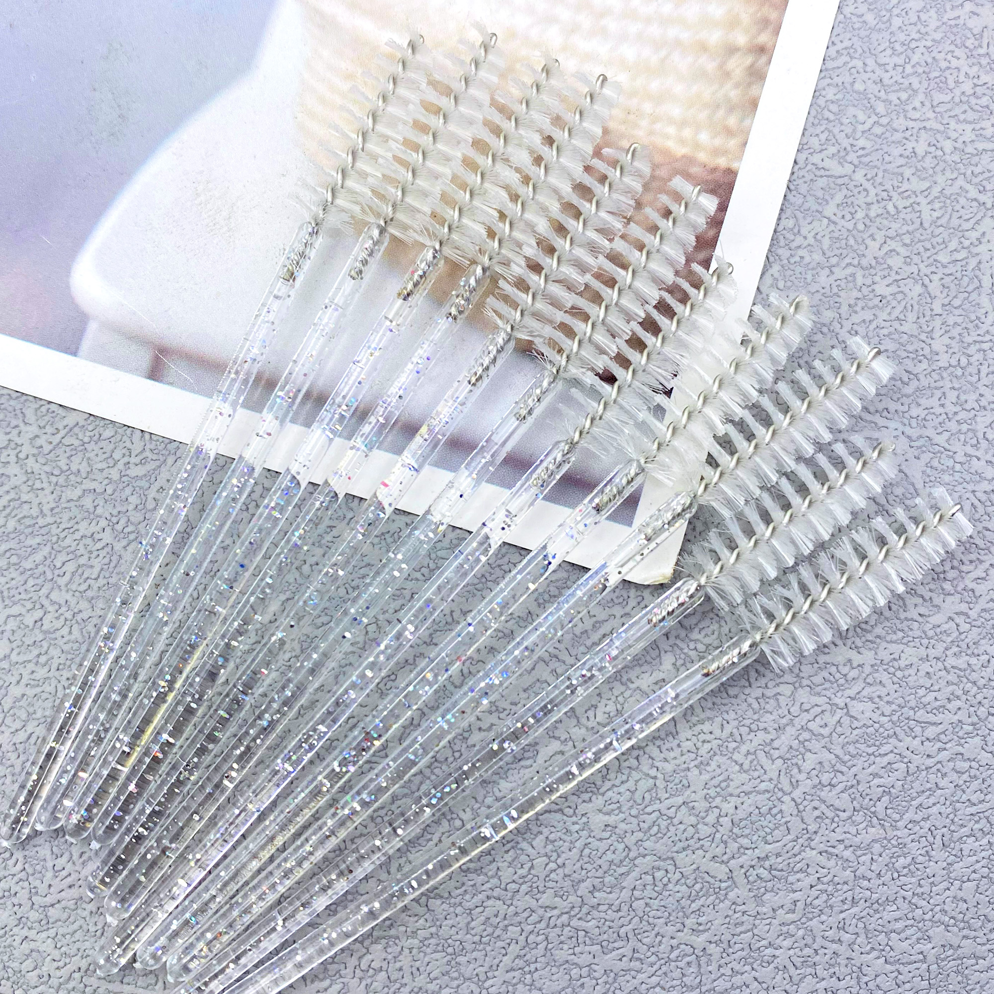 500PCS Eyelashes Brushes Set W - مراجعة Eyelash Extension Vendor وسعره
