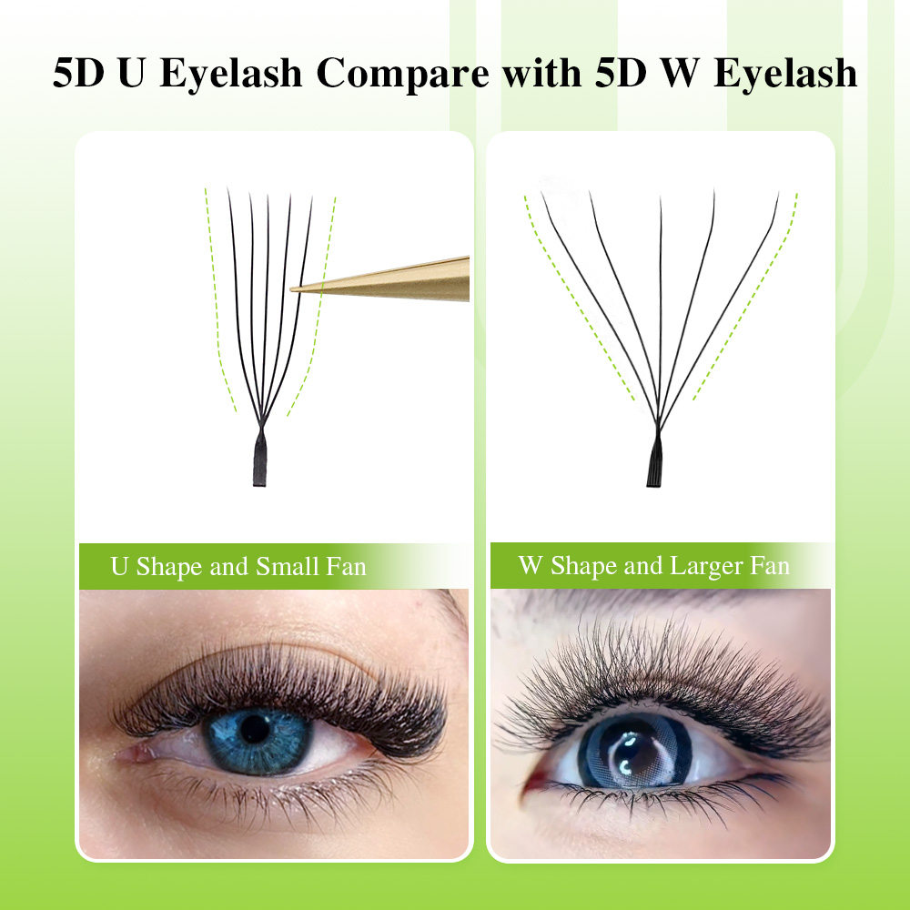 NAGARAKU U Shape 3D/4D/5D Soft - مراجعة Eyelash Extension Human Hair وسعره