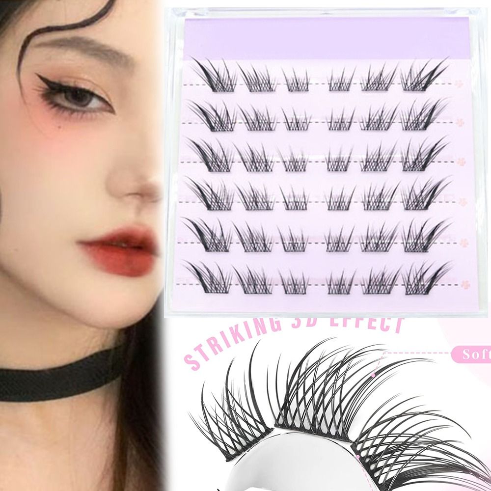 New 3D Cat Eye Self Adhesive L - مراجعة Eyelash Extension Cat Eye وسعره
