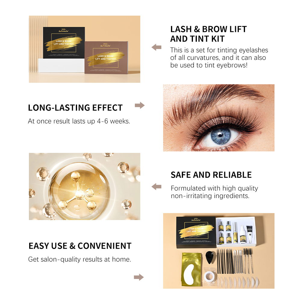 Lakerain Lash & Brow Lift and  - مراجعة Eyelash Extension Full Set وسعره