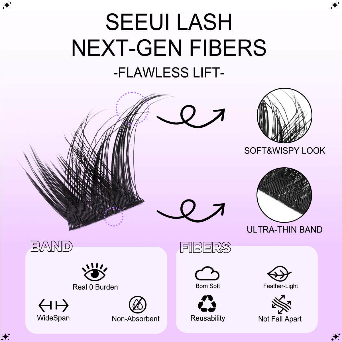 DIY Cluster Lashes Kit Individ - مراجعة Faux Mink Lash وسعره