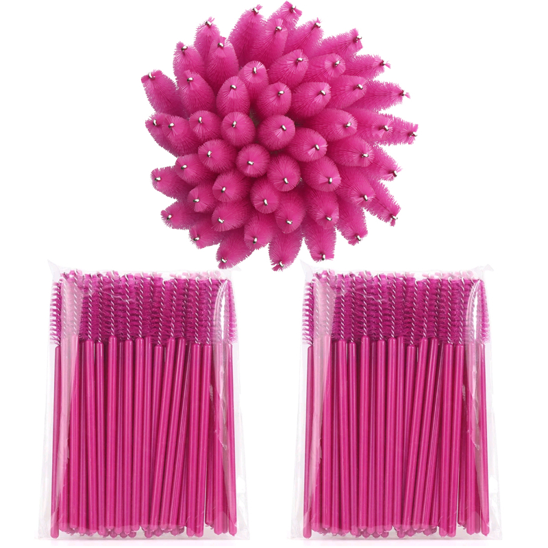 100pcs Disposable Eyelash Brus - مراجعة Eyelash Extension Vendor وسعره