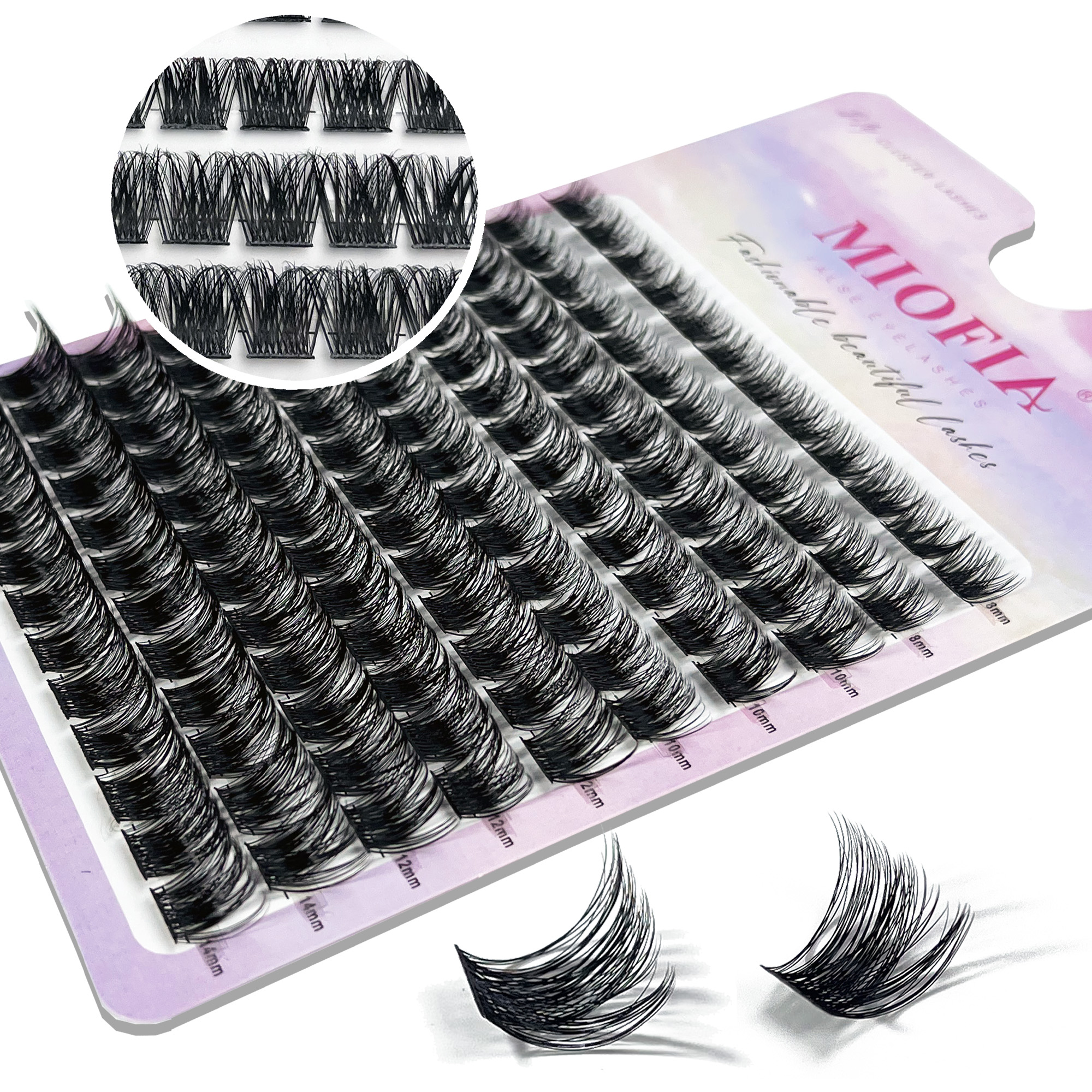New 10 Row Cluster Eyelash Nat - مراجعة Eyelash Extension Human Hair وسعره