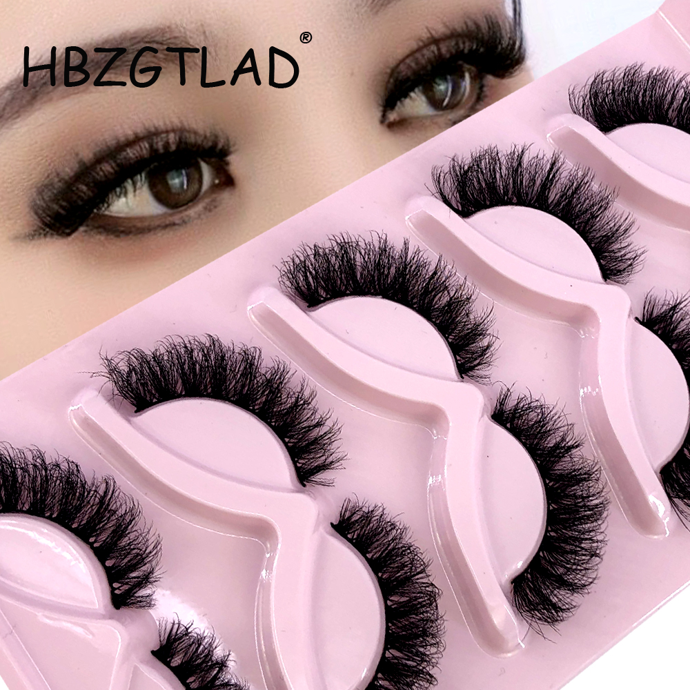 HBZGTLAD New Cat Eye Lashes 5  - مراجعة Eyelash Extension Cat Eye وسعره