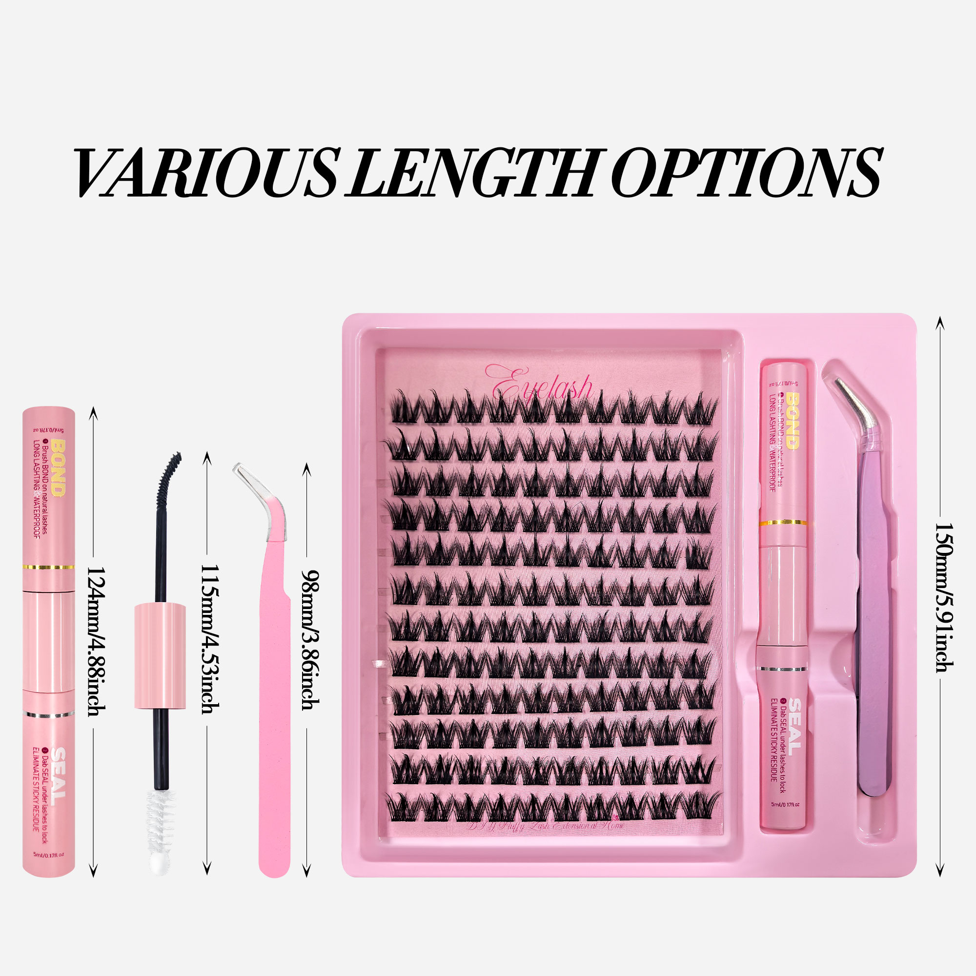 120 Clusters DIY Eyelash Exten - مراجعة Eyelash Extension Cat Eye وسعره