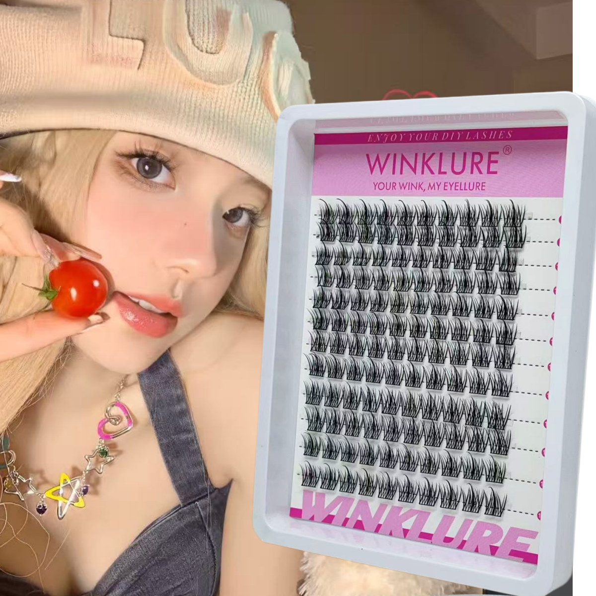 WINKLURE Manga Lash Clusters K - مراجعة Lash Tray Organizer وسعره