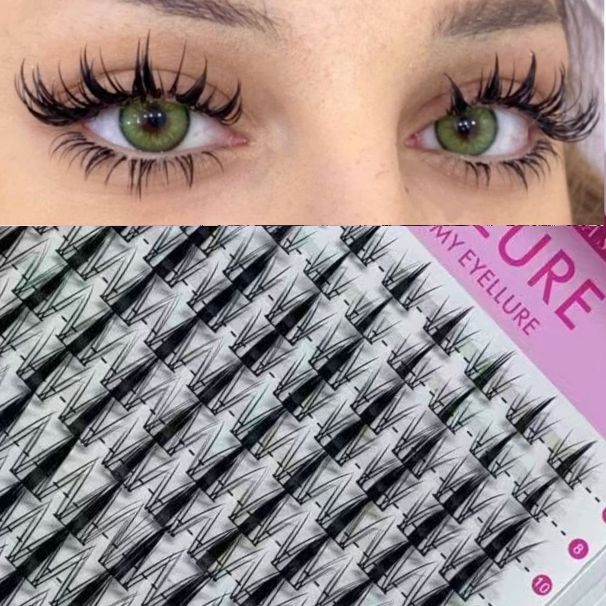 WINKLURE Manga Lash Clusters K - مراجعة Lash Tray Organizer وسعره