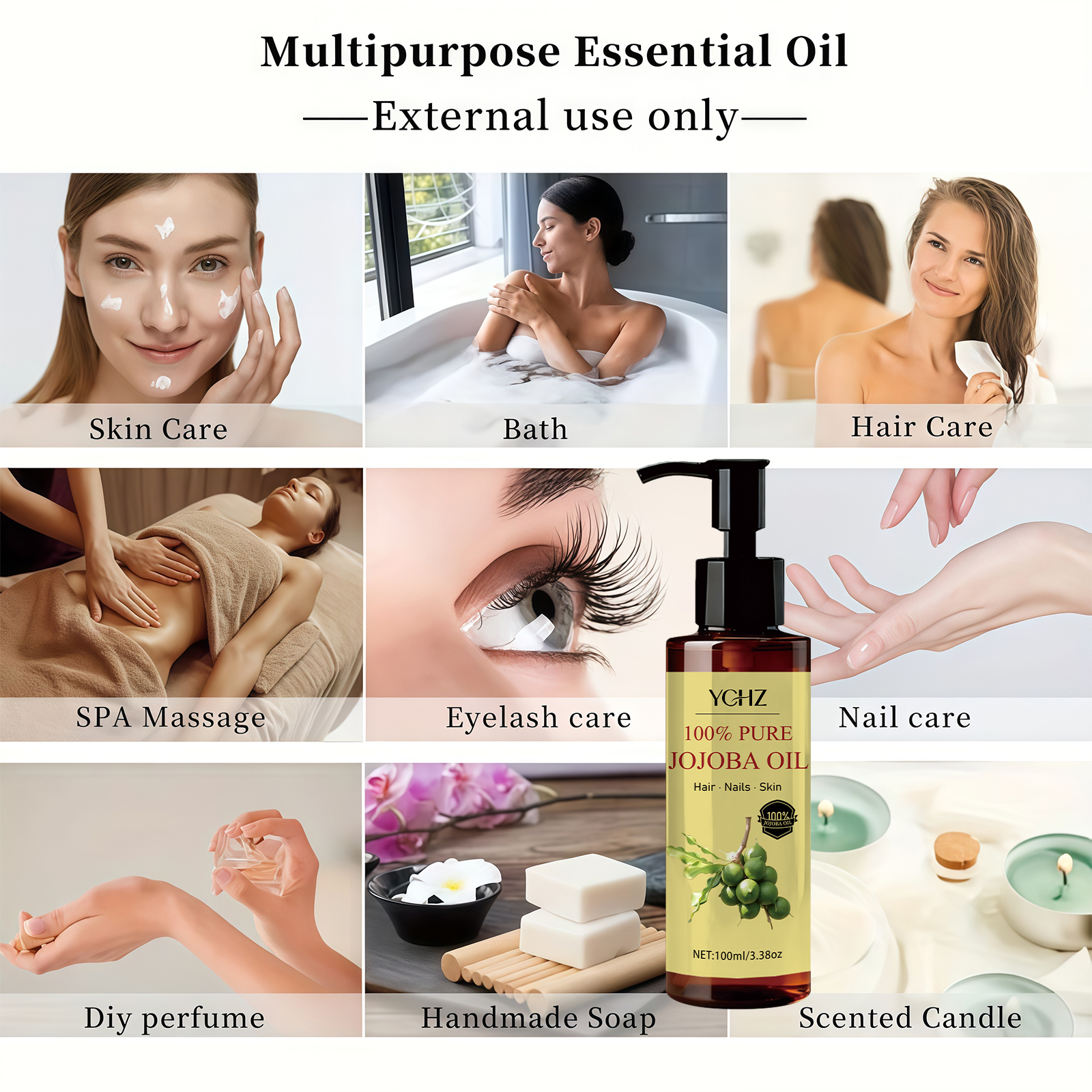 Jojoba Oil—Pure Natural Skin C - مراجعة Eyelash Extension Human Hair وسعره