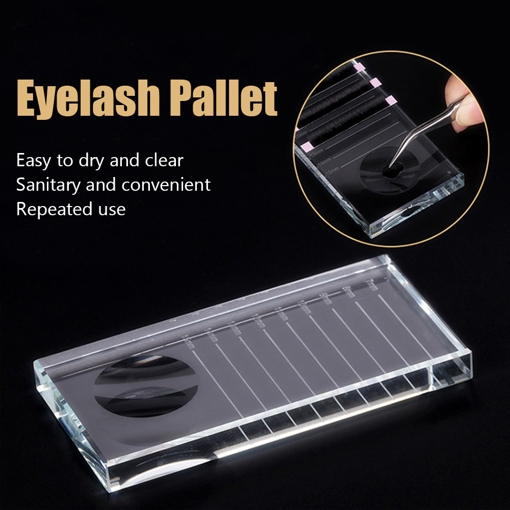 Eyelash Extension Pallet Cryst - مراجعة Lash Tray Organizer وسعره