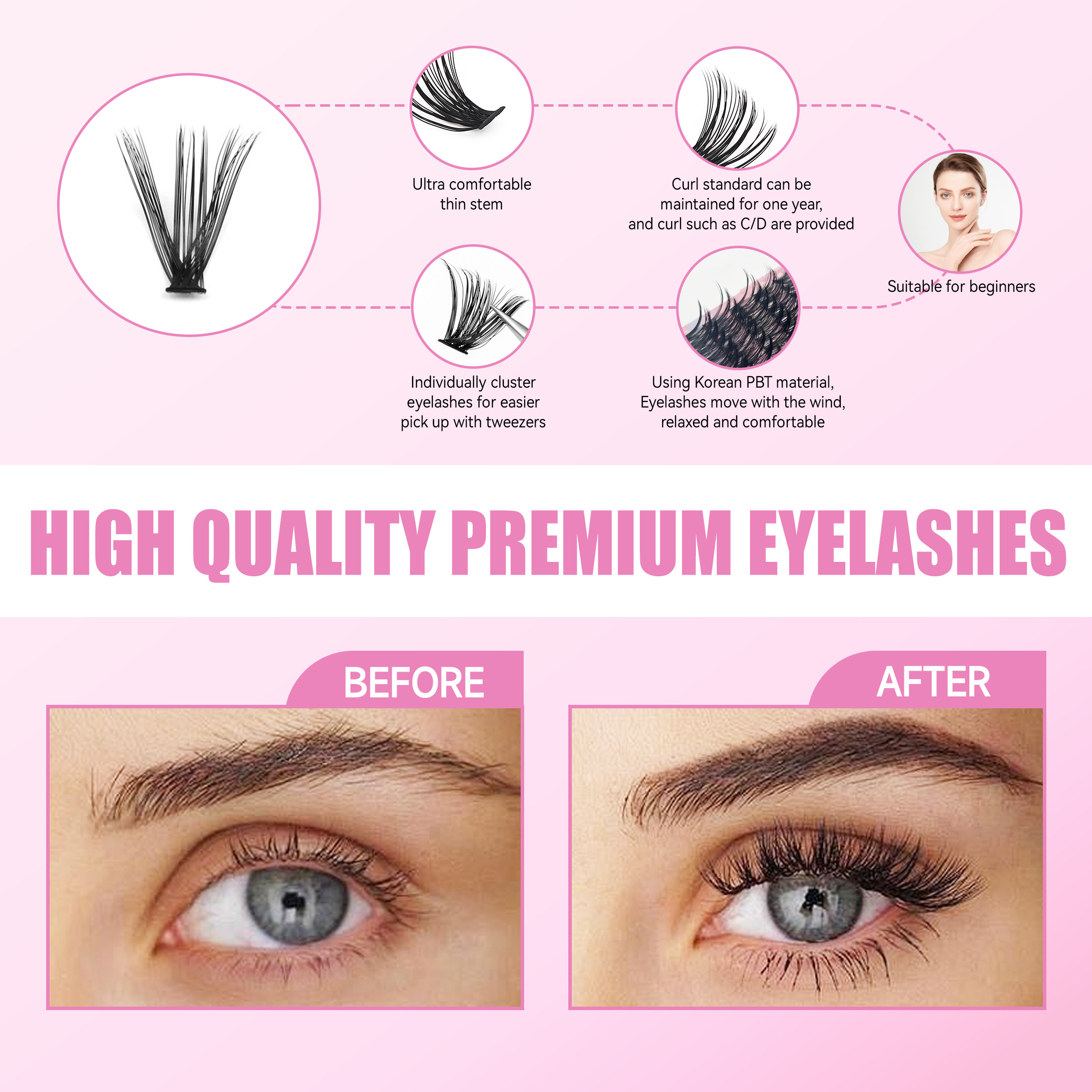 DIY Lashes Extension Kit Eyela - مراجعة Eyelash Extension Full Set وسعره