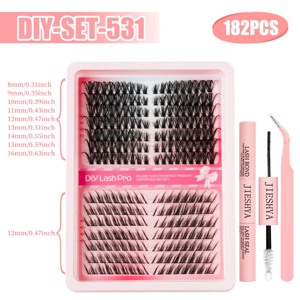 40D Cluster DIY Lash Extension - مراجعة Eyelash Extension Cat Eye وسعره