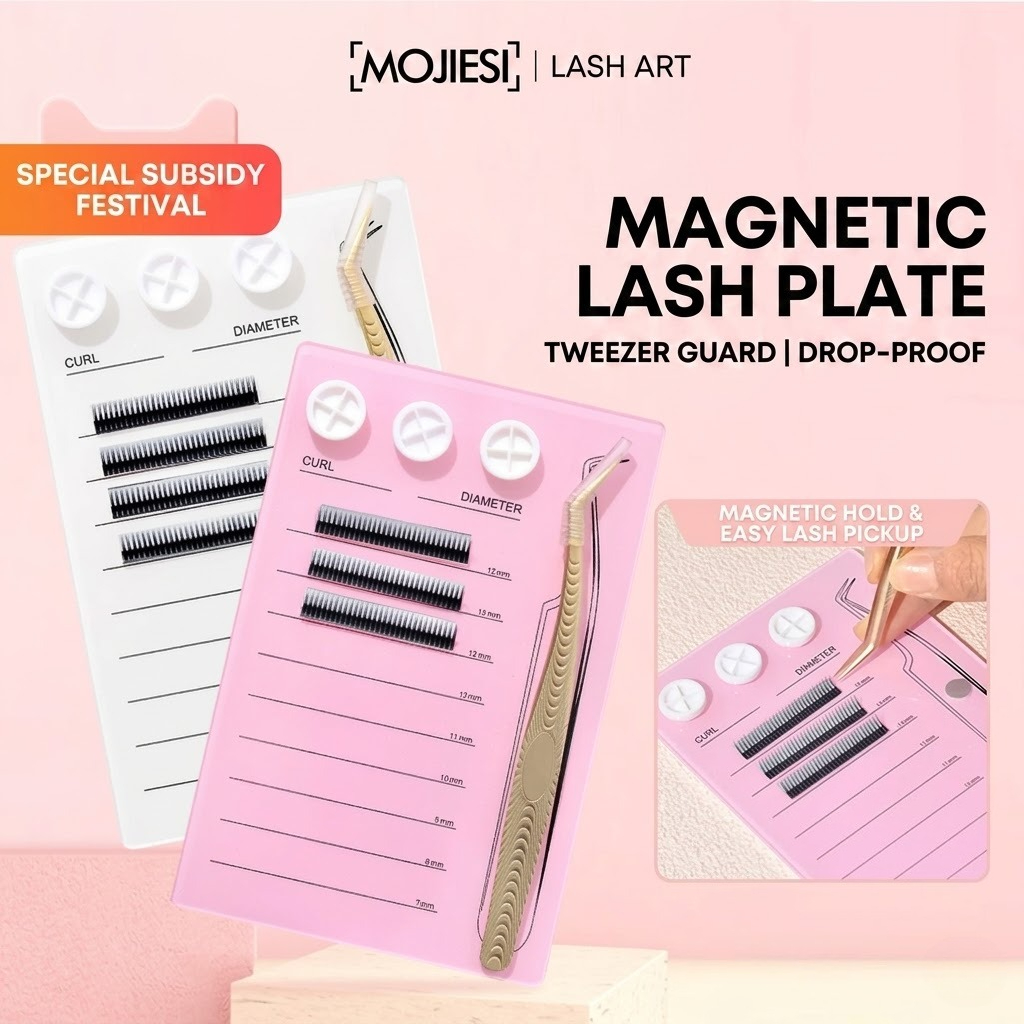 Magnetic Eyelash Extension Pal - مراجعة Lash Tray Organizer وسعره