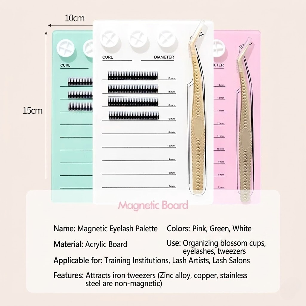 Magnetic Eyelash Extension Pal - مراجعة Lash Tray Organizer وسعره