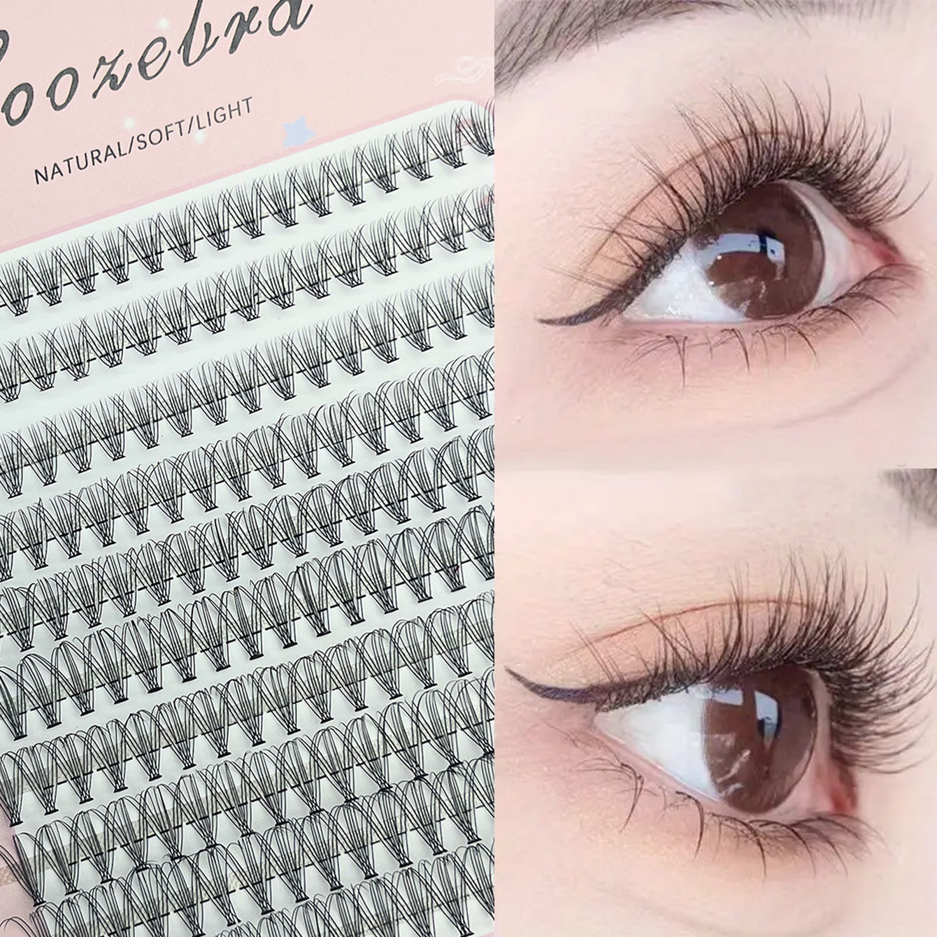 200pcs Individual DIY Eyelash  - مراجعة Eyelash Extension Cat Eye وسعره