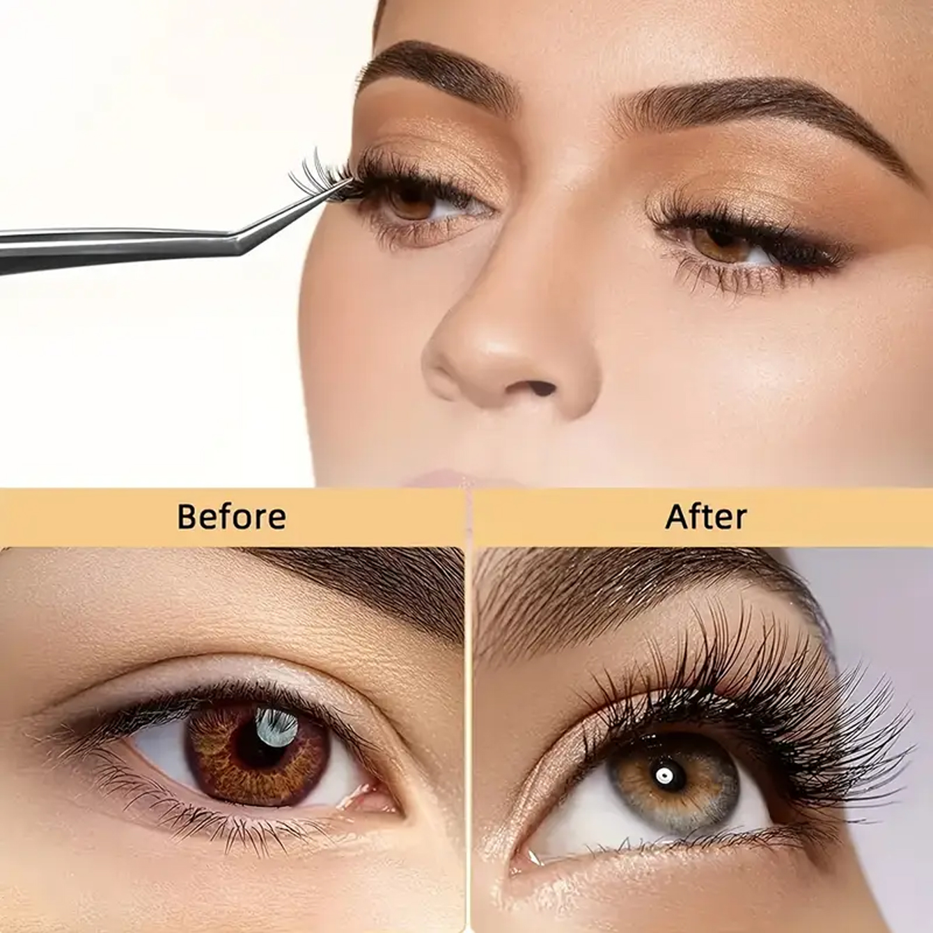200pcs Individual DIY Eyelash  - مراجعة Eyelash Extension Cat Eye وسعره