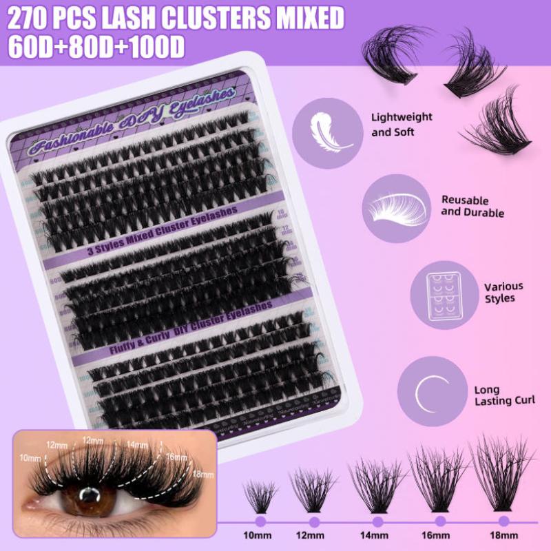 DIY Eyelash Extension Kit 144p - مراجعة Faux Mink Lash وسعره