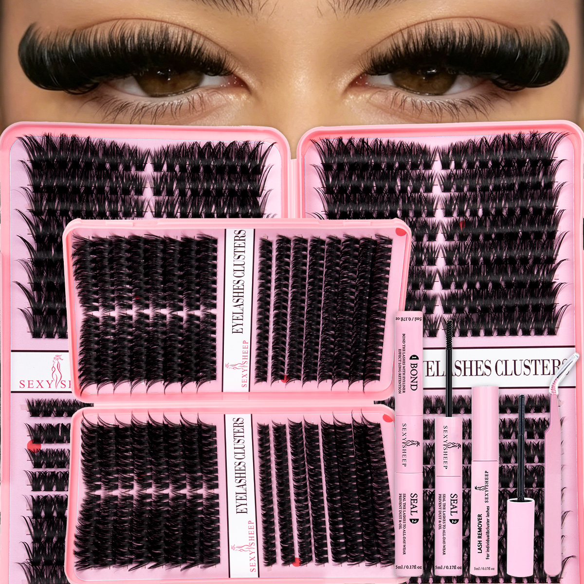 DIY Eyelash Extension Kit Cat  - مراجعة Eyelash Extension Cat Eye وسعره